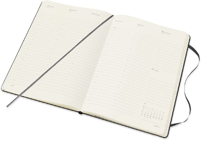 Еженедельник Moleskine PRO VERTICAL A4 160стр. черный