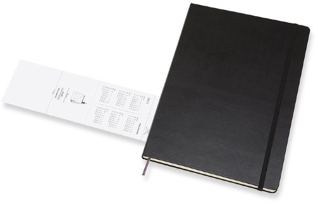Еженедельник Moleskine PRO VERTICAL A4 160стр. черный
