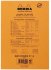 Блокнот Rhodia Basics №16, A5, без линовки, 80 г, оранжевый