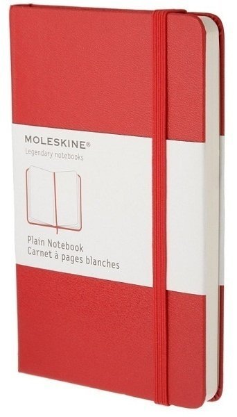 Блокнот Moleskine CLASSIC POCKET, нелинованный, красный Блокнот Moleskine CLASSIC POCKET, нелинованный, красный