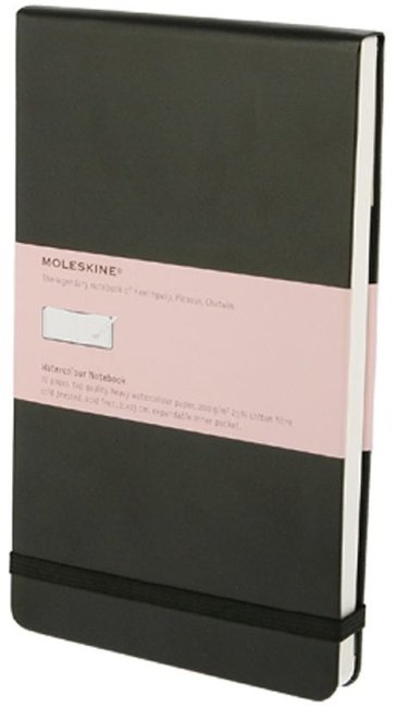 Блокнот для акварели Moleskine CLASSIC WATERCOLOUR NOTEBOOK, черный Блокнот для акварели Moleskine CLASSIC WATERCOLOUR NOTEBOOK, черный