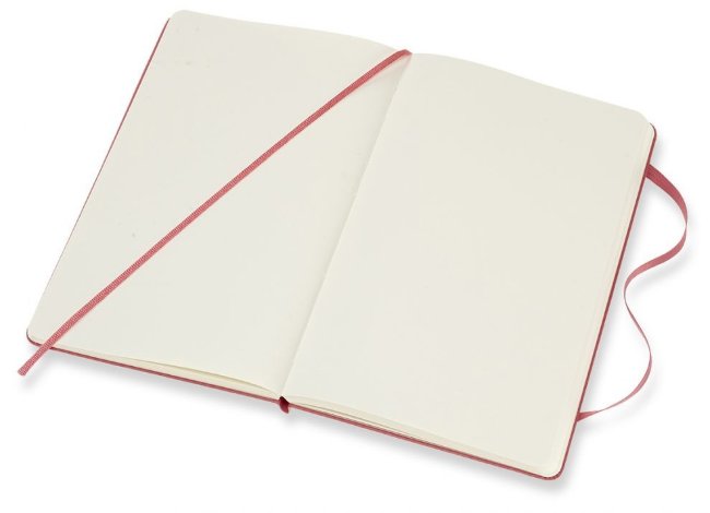Блокнот Moleskine CLASSIC Large, нелинованный, розовый