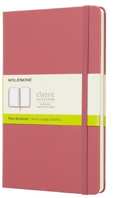 Блокнот Moleskine CLASSIC Large, нелинованный, розовый