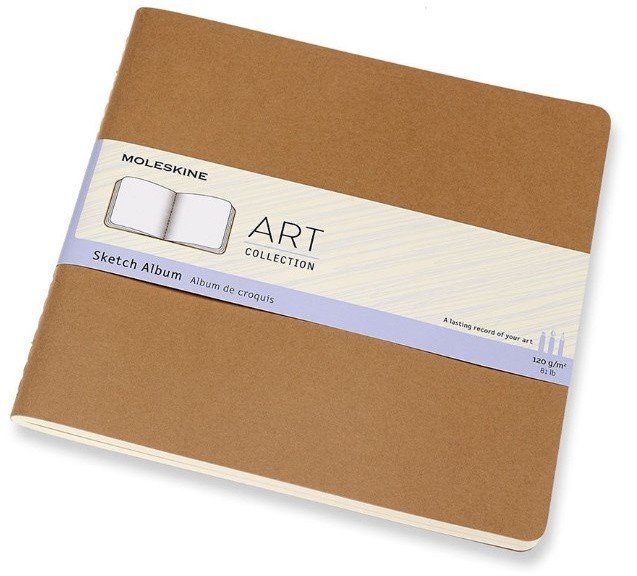 Блокнот для рисования Moleskine ART CAHIER SKETCH ALBUM 190x190мм обложка картон 88стр. бежевый