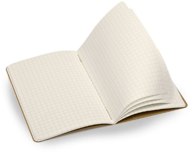 Блокнот Moleskine EVERNOTE LARGE, клетка, бежевый (2шт)