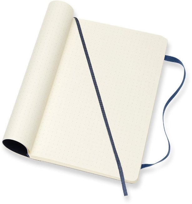 Блокнот Moleskine CLASSIC SOFT, пунктир, синий сапфир Блокнот Moleskine CLASSIC SOFT, пунктир, синий сапфир