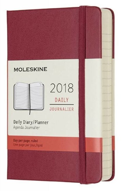 Ежедневник Moleskine CLASSIC DAILY POCKET, малиновый Ежедневник Moleskine CLASSIC DAILY POCKET, малиновый