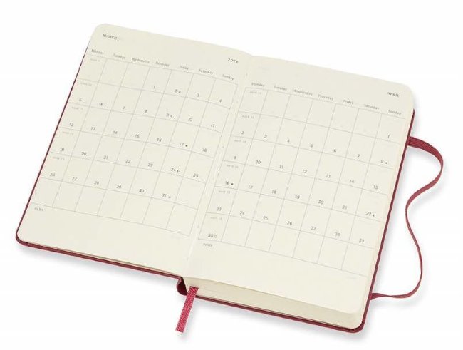 Ежедневник Moleskine CLASSIC DAILY POCKET, малиновый Ежедневник Moleskine CLASSIC DAILY POCKET, малиновый