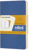 Блокнот Moleskine VOLANT Pocket, нелинованный, синий, желтый янтарный (2шт)