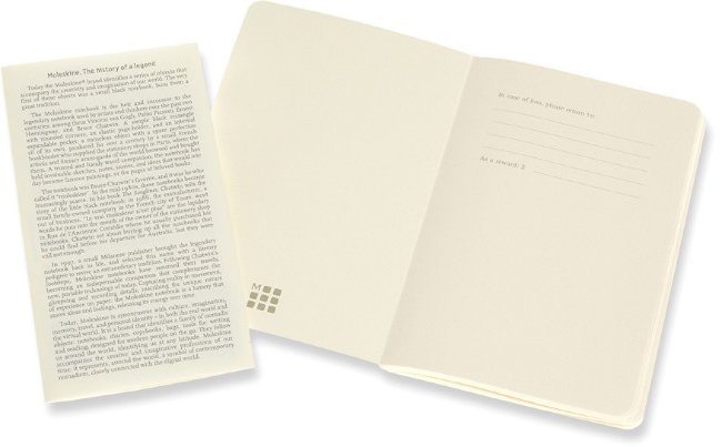 Блокнот Moleskine VOLANT Pocket, нелинованный, синий, желтый янтарный (2шт)