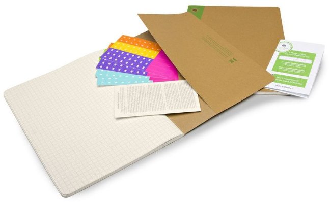 Блокнот Moleskine EVERNOTE XLarge, клетка, бежевый (2шт)