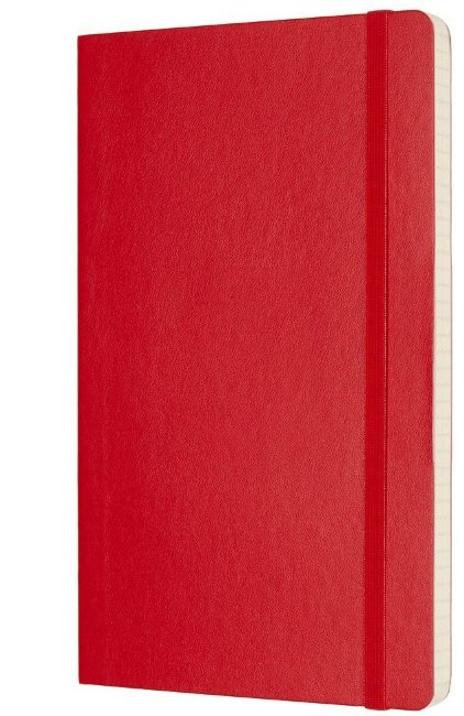 Блокнот Moleskine CLASSIC SOFT, клетка, красный Блокнот Moleskine CLASSIC SOFT, клетка, красный