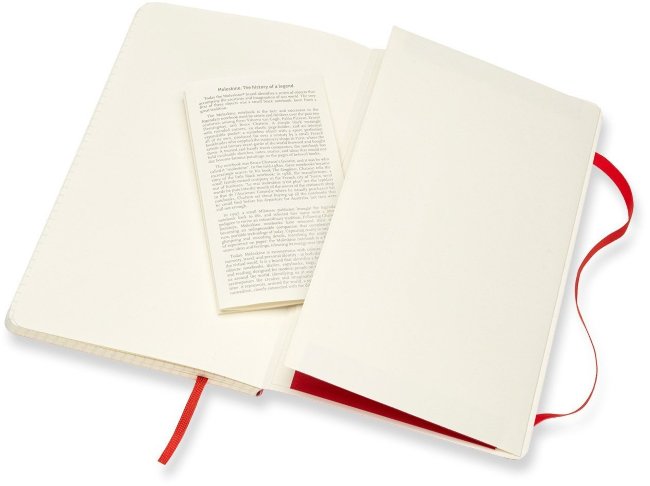Блокнот Moleskine CLASSIC SOFT, клетка, красный Блокнот Moleskine CLASSIC SOFT, клетка, красный