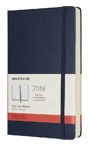 Ежедневник Moleskine CLASSIC DAILY POCKET, синий сапфир