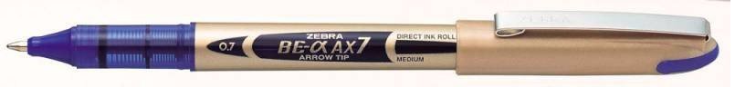 Ручки-роллеры Zebra ZEB-ROLLER B& AX7 0.7мм, синие чернила (10 штук)