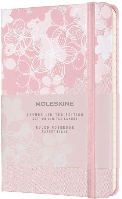 Блокнот Moleskine LE SAKURA Pocket 90x140мм обложка текстиль 192стр. линейка