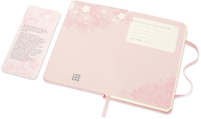 Блокнот Moleskine LE SAKURA Pocket 90x140мм обложка текстиль 192стр. линейка