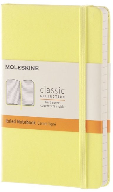 Блокнот Moleskine CLASSIC POCKET, линейка, желтый цитрон Блокнот Moleskine CLASSIC POCKET, линейка, желтый цитрон