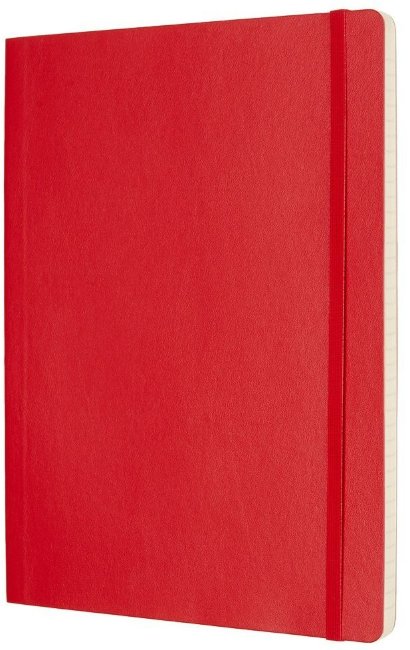 Блокнот Moleskine CLASSIC SOFT, линейка, красный