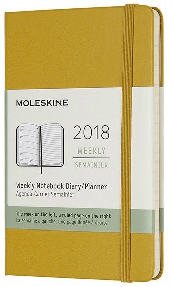 Еженедельник Moleskine CLASSIC WKN, желтый клен