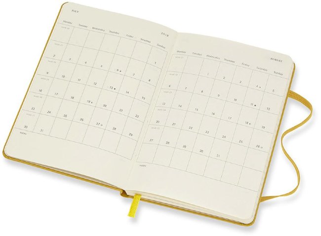Еженедельник Moleskine CLASSIC WKN, желтый клен