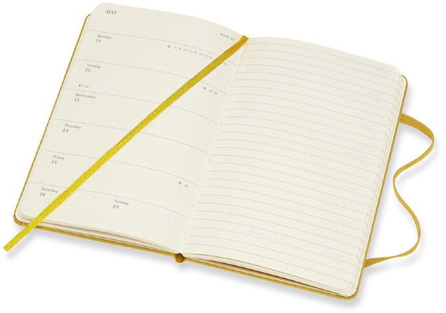 Еженедельник Moleskine CLASSIC WKN, желтый клен