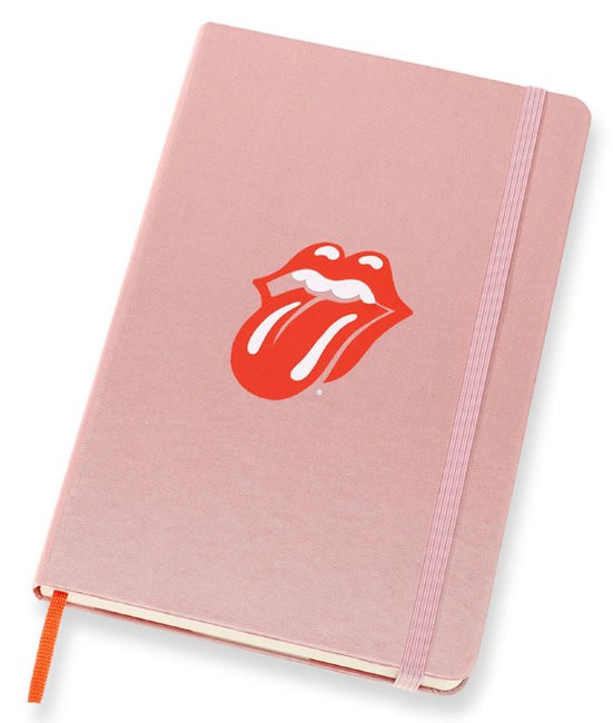Блокнот Moleskine Limited Edition ROLLING STONES Large, линейка, розовый Блокнот Moleskine Limited Edition ROLLING STONES Large, линейка, розовый