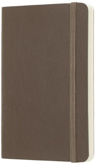 Блокнот Moleskine CLASSIC SOFT Pocket, нелинованный, коричневый