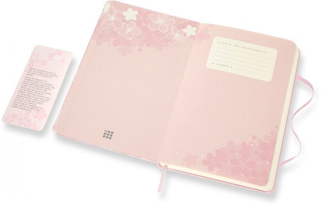 Блокнот Moleskine LE SAKURA Large 130х210мм обложка текстиль 240стр. нелинованный