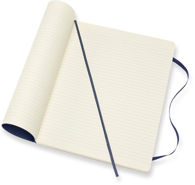 Блокнот Moleskine CLASSIC SOFT, линейка, синий сапфир