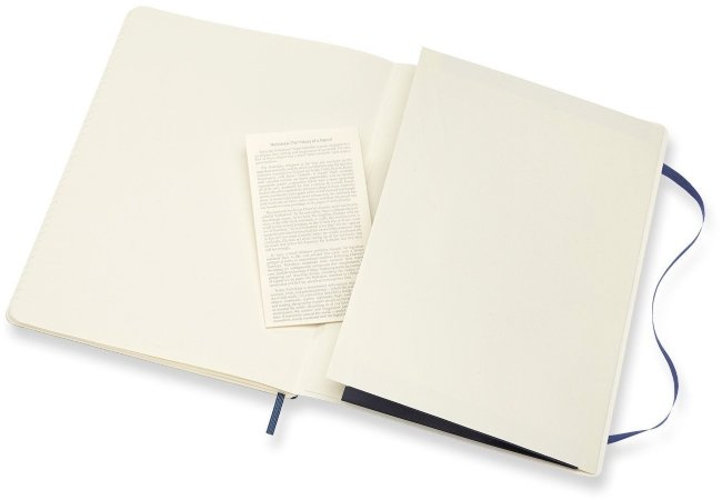 Блокнот Moleskine CLASSIC SOFT, линейка, синий сапфир