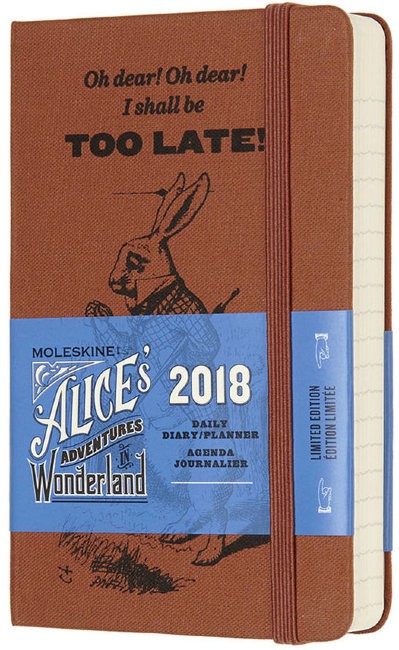 Ежедневник Moleskine ALICE IN WONDERLAND POCKET LE, оранжевый