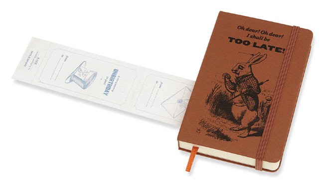 Ежедневник Moleskine ALICE IN WONDERLAND POCKET LE, оранжевый