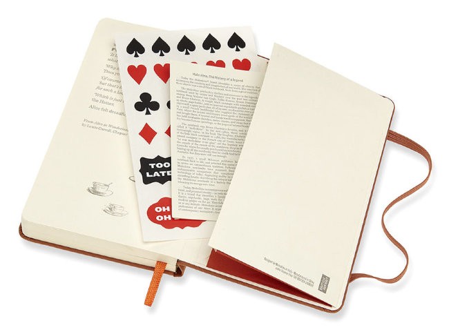 Ежедневник Moleskine ALICE IN WONDERLAND POCKET LE, оранжевый