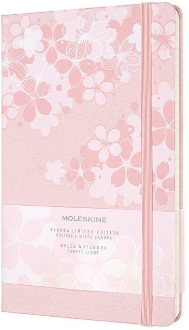 Блокнот Moleskine LE SAKURA Large 130х210мм обложка текстиль 240стр. линейка