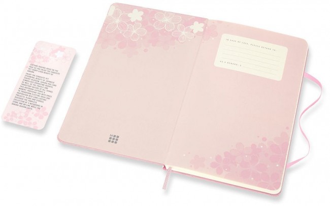 Блокнот Moleskine LE SAKURA Large 130х210мм обложка текстиль 240стр. линейка