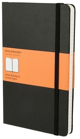 Блокнот Moleskine CLASSIC LARGE, линейка, черный Блокнот Moleskine CLASSIC LARGE, линейка, черный