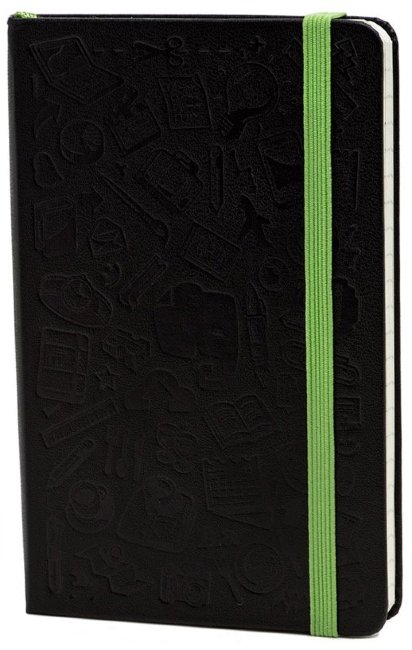 Блокнот Moleskine EVERNOTE SMART LARGE, линейка, черный