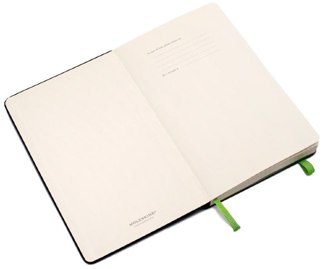 Блокнот Moleskine EVERNOTE SMART LARGE, линейка, черный