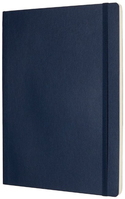 Блокнот Moleskine CLASSIC SOFT, нелинованный, синий сапфир