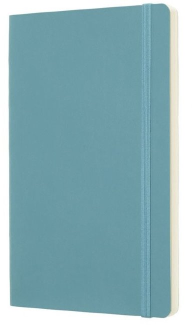 Блокнот Moleskine CLASSIC SOFT Large, нелинованный, голубой