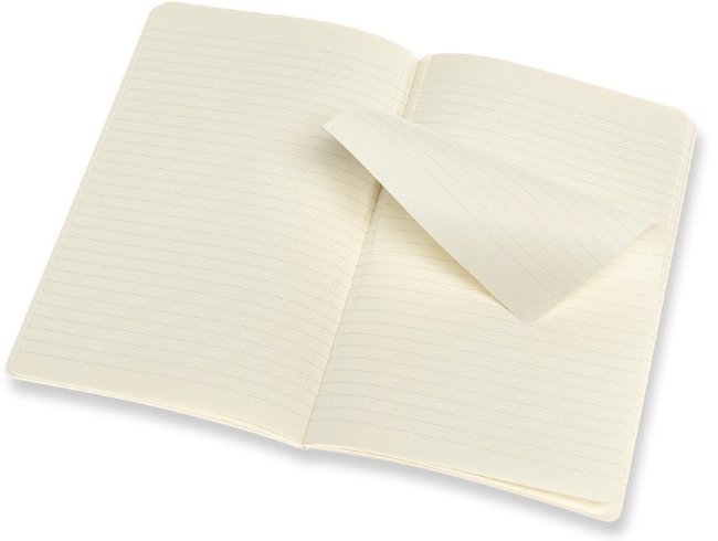 Блокнот Moleskine VOLANT Large, линейка, оранжевый, голубой (2шт)