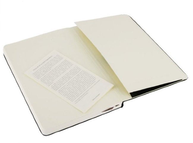 Блокнот Moleskine CLASSIC LARGE, нелинованный, черный Блокнот Moleskine CLASSIC LARGE, нелинованный, черный