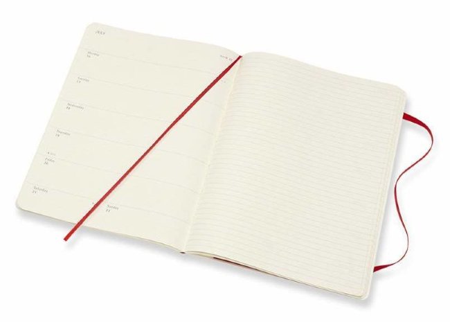 Еженедельник Moleskine CLASSIC WKNT, красный