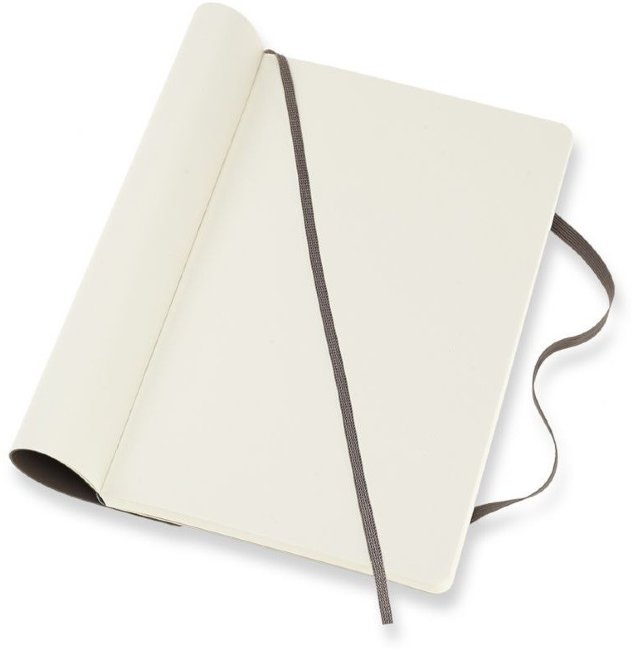 Блокнот Moleskine CLASSIC SOFT Large, нелинованный, коричневый