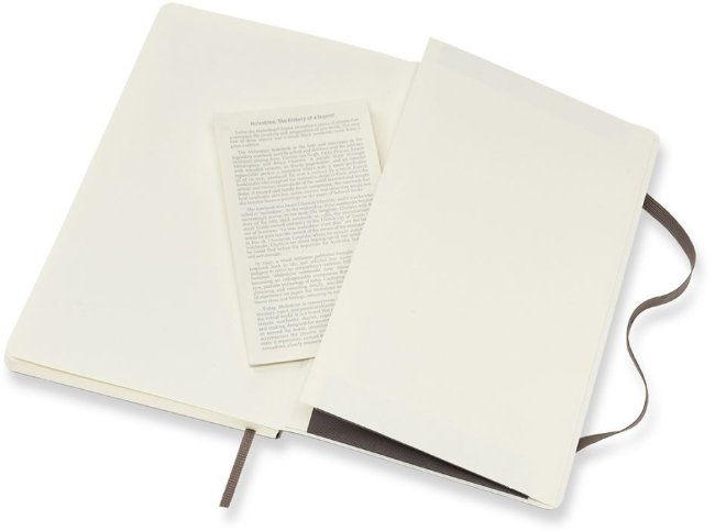 Блокнот Moleskine CLASSIC SOFT Large, нелинованный, коричневый