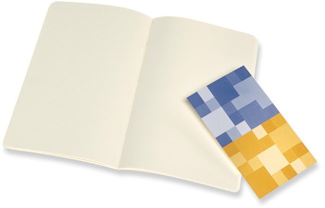 Блокнот Moleskine VOLANT Large, нелинованный, синий, желтый янтарный (2шт) Блокнот Moleskine VOLANT Large, нелинованный, синий, желтый янтарный (2шт)