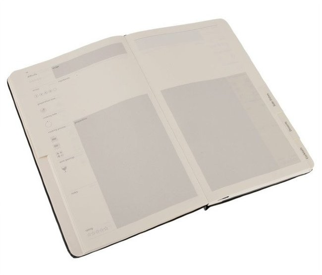 Блокнот Moleskine PASSION RECIPE, черный Блокнот Moleskine PASSION RECIPE, черный
