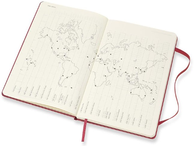 Еженедельник Moleskine CLASSIC WKNT LARGE, малиновый Еженедельник Moleskine CLASSIC WKNT LARGE, малиновый