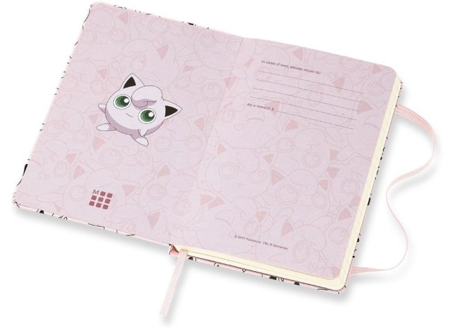Блокнот Moleskine Limited Edition POKEMON Pocket , линейка, Jigglypuff